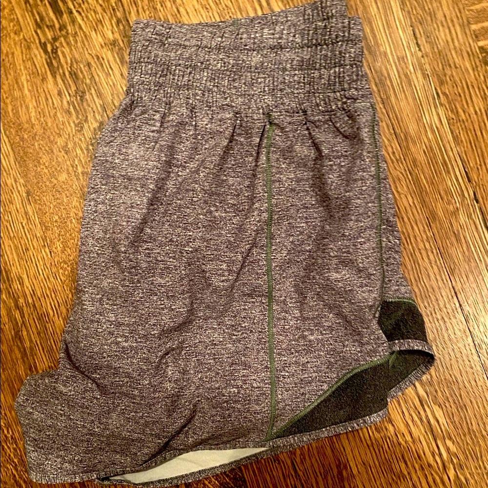 Grey Hotty Hot Lulu Lemon High-Rise Shorts. Great condition!